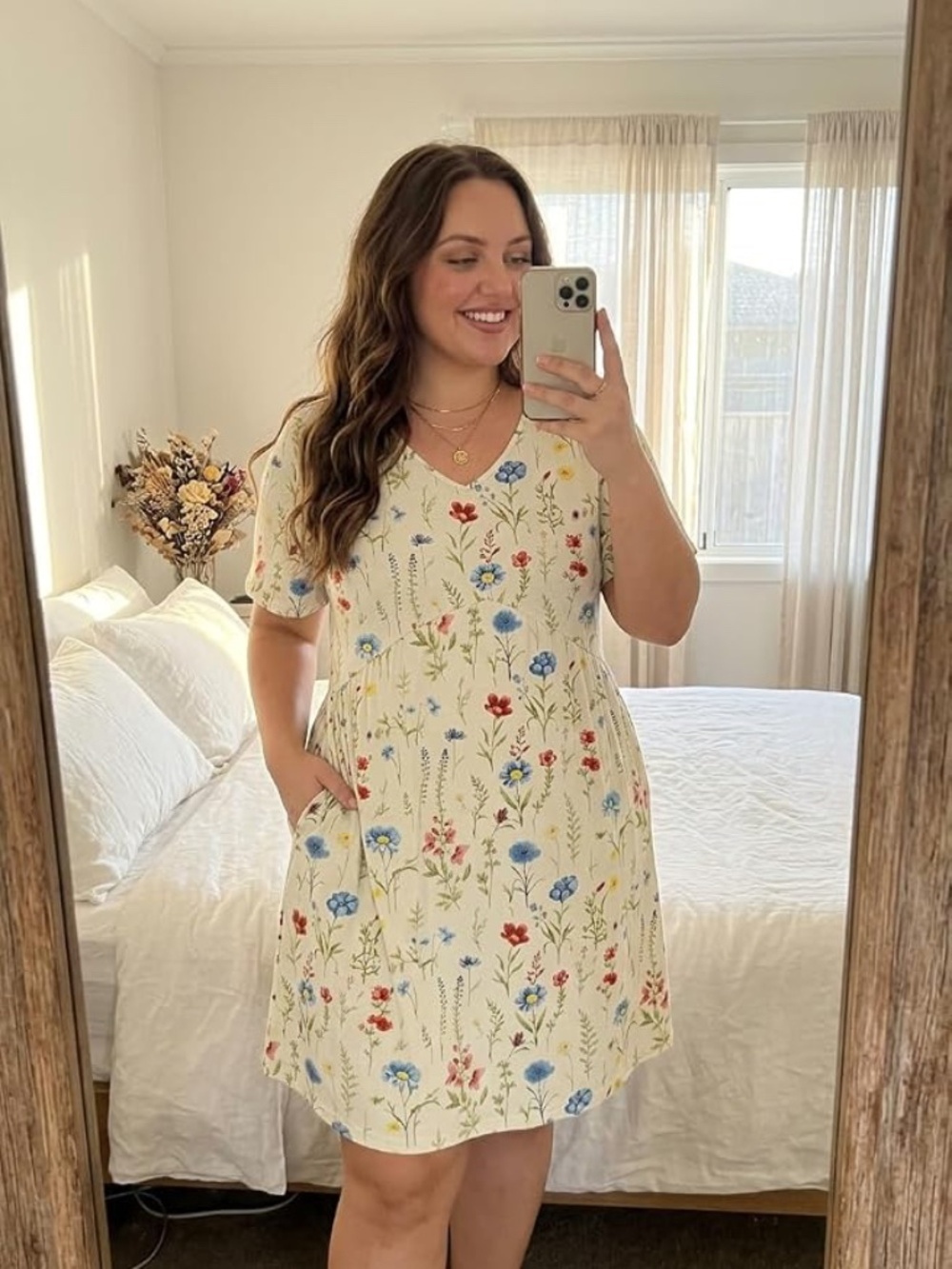 Plus Size Floral Dress Size 1X